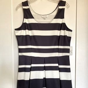 Charming Charlie’s black and white shirt dress- L